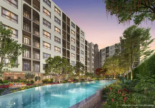 dcondo cloud Don Mueang คอนโดใกล้สนามบินดอนเมือง 600 ม. ติดถนนวิภาวดี–รังสิต โทร 0655639565