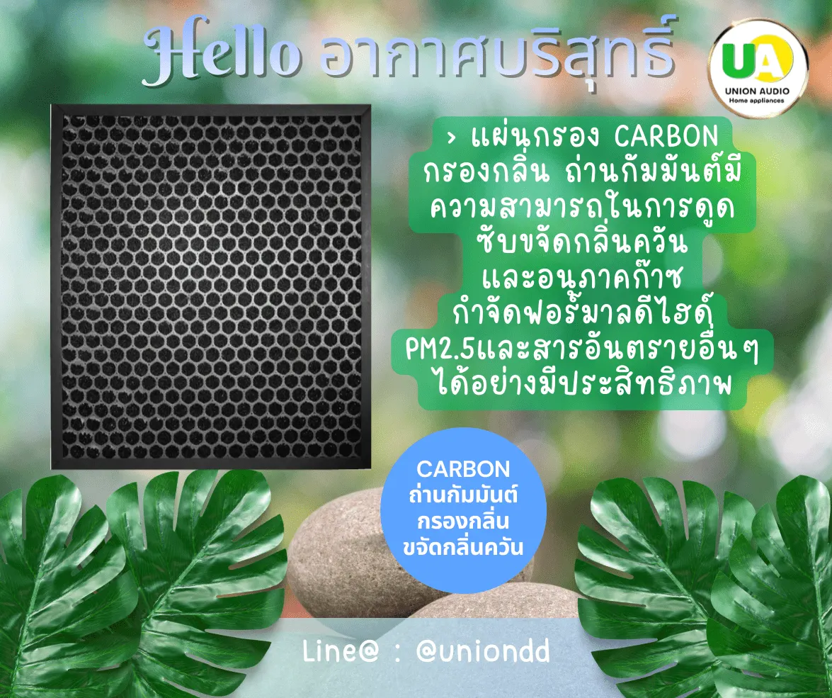 แผ่นกรองอากาศ แผ่นฟอกอากาศ สำหรับเครื่องฟอกอากาศ SHARP รุ่น FP-F30TA, FP-J30TA, FP-GM30B-B, KC-F30TA เกรดทางการแพทย์
