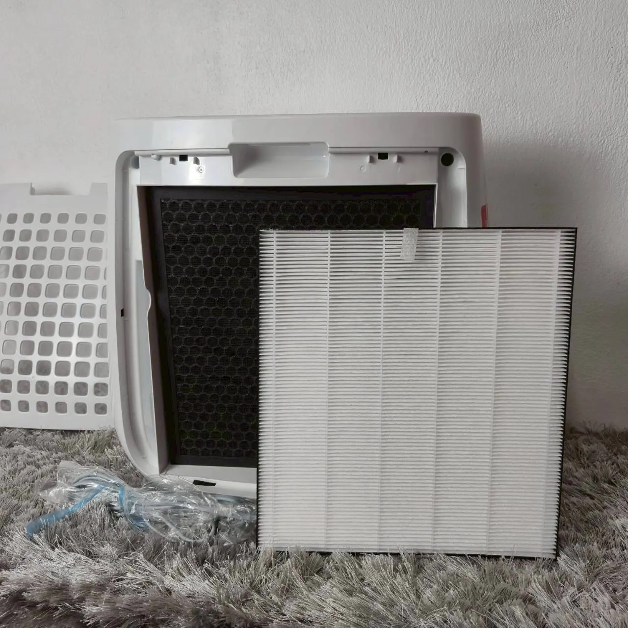 แผ่นกรองอากาศ แผ่นฟอกอากาศ สำหรับเครื่องฟอกอากาศ SHARP รุ่น FP-F30TA, FP-J30TA, FP-GM30B-B, KC-F30TA เกรดทางการแพทย์