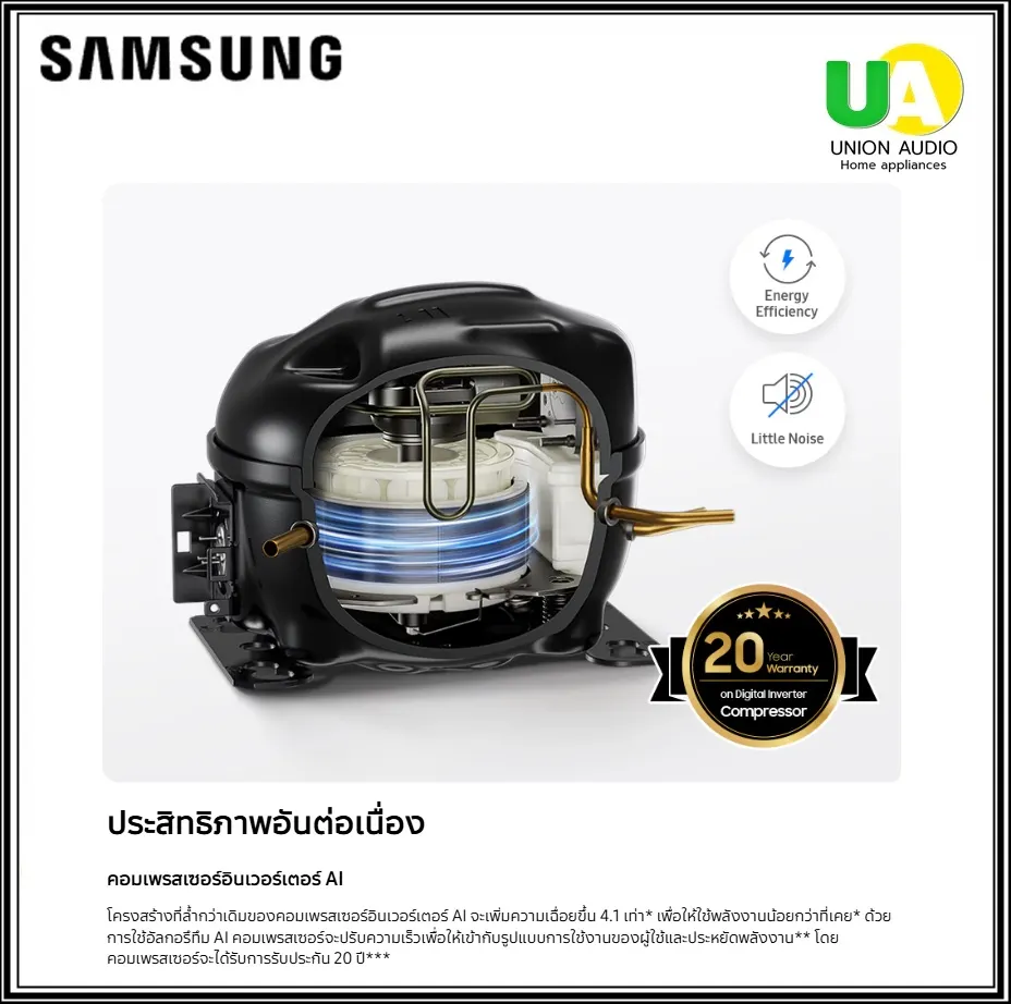 samsung ตู้เย็น SBS RS57DG4000M9/ST SpaceMax 20.6 คิว ตู้เย็น Side by Side SAMSUNG RS57DG4000M9ST ซัมซุง ตู้เย็น