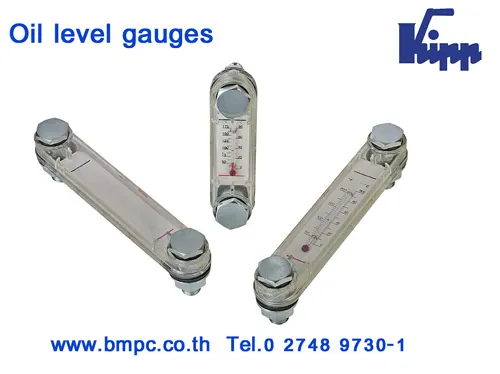 Column level gauge, Oil level indicator, oil sight glasses, Plastic oil plug, Vent screw, Dipstick, Filler neck