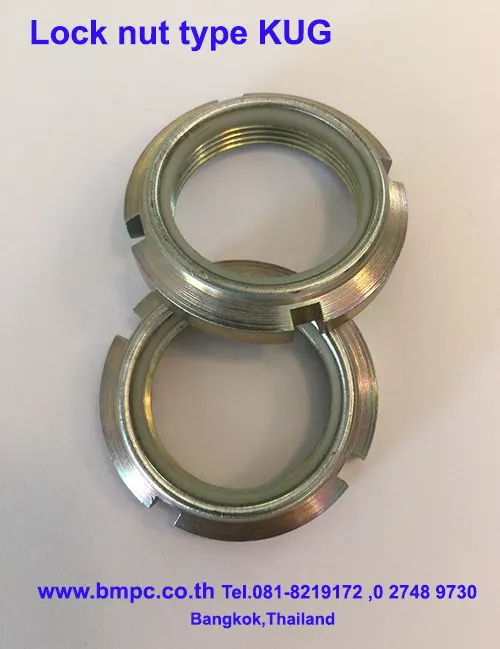 Fujilock Fine U NUT, U NUT, น๊อตล๊อกกันคลาย, น๊อตล๊อกลูกปืนปลายเพลา, Slotted round nut