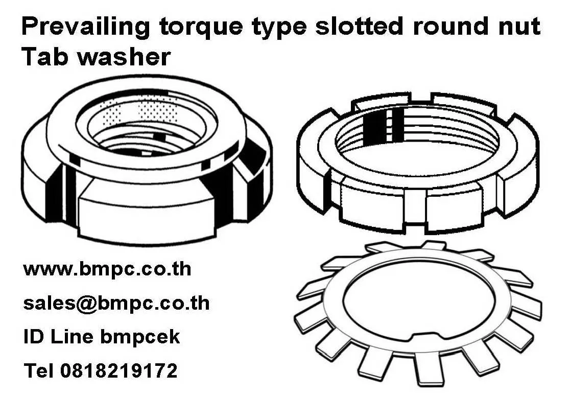 Hexagon head bolt, Bolt with flange, Shoulder screw, Set screw, screw plug, thin nut, lock nut, Castle nut, Locking disc
