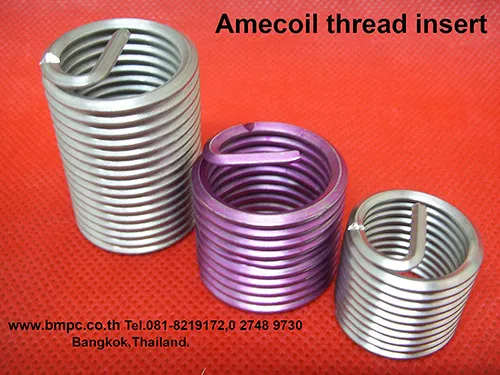 Thread repair tool, Amecoil, Wire thread insert, เกลียวหนอน, Screw insert, Thread repair tool, สปริงซ่อมเกลียว, tap