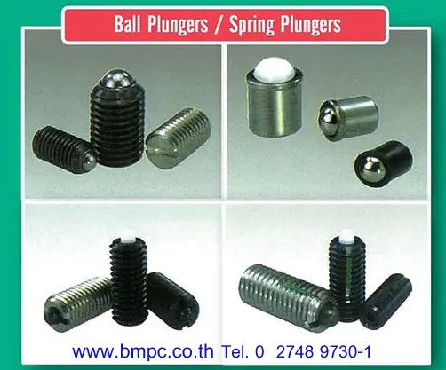 Locking bolt, Index plunger, Plunger with pin, สลักล๊อกตำแหน่ง, Plug indexing, Disc spring