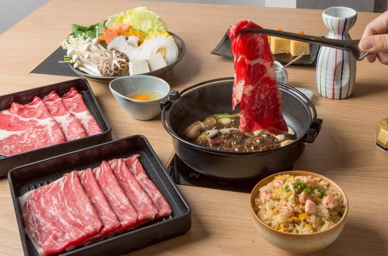 NJ Shabu Premium บางแสน อ่างศิลา ชาบูพรีเมียม เนื้อ หมู ซีฟู้ด