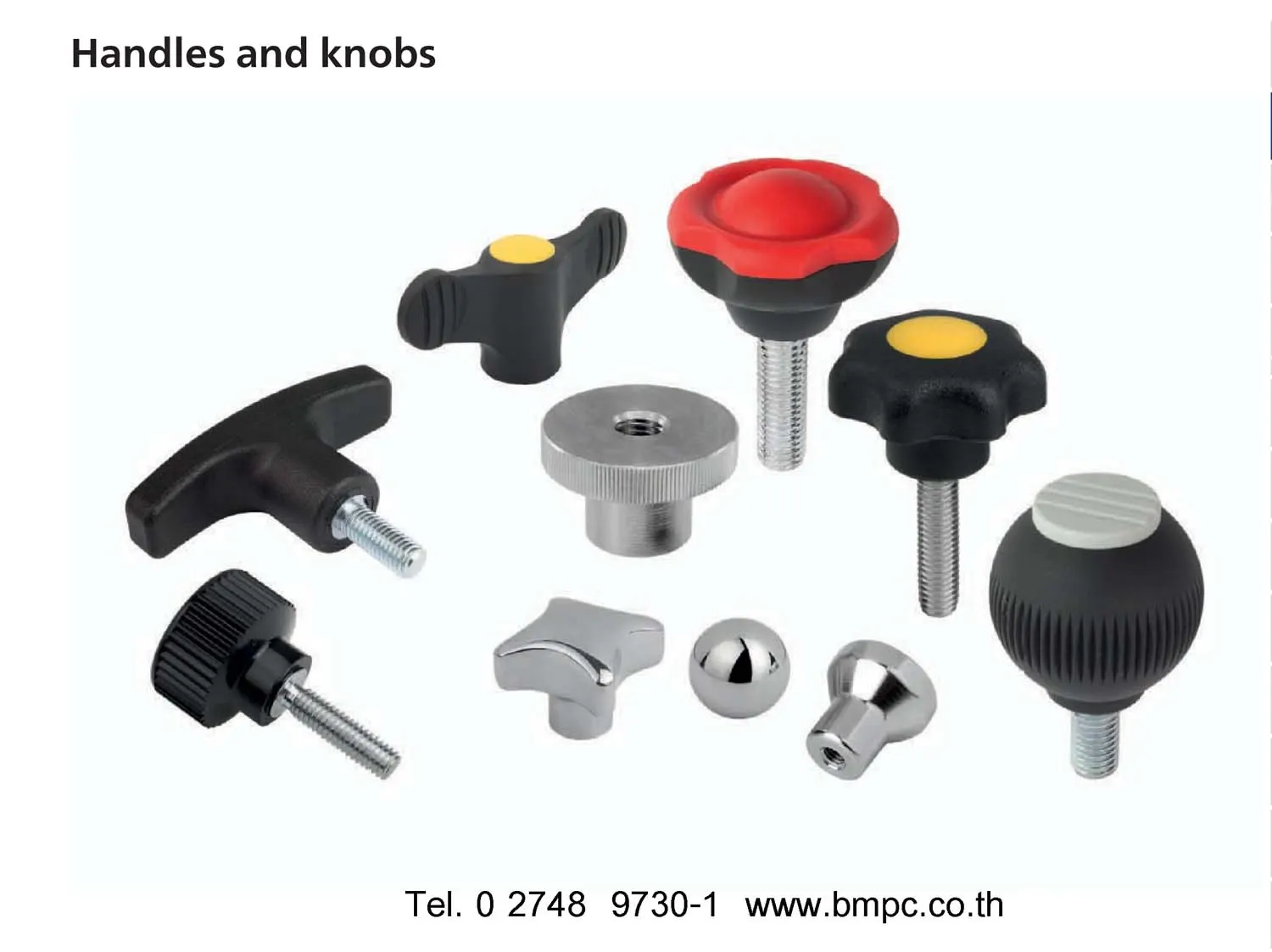 Knob, Clamp lever, ด้ามขัน, Ball plunger, สกรูตัวหนอนปลายลูกปืน, locking bolt, Hand wheel, Indexing plunger, locking
