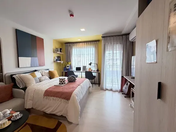 ขายคอนโด ใหม่ dcondo Vivid Rangsit ตรงข้าม ม.กรุงเทพ ข้ามสะพานลอยก็ถึงมหาลัย พร้อมอยู่ โทร 0616161426