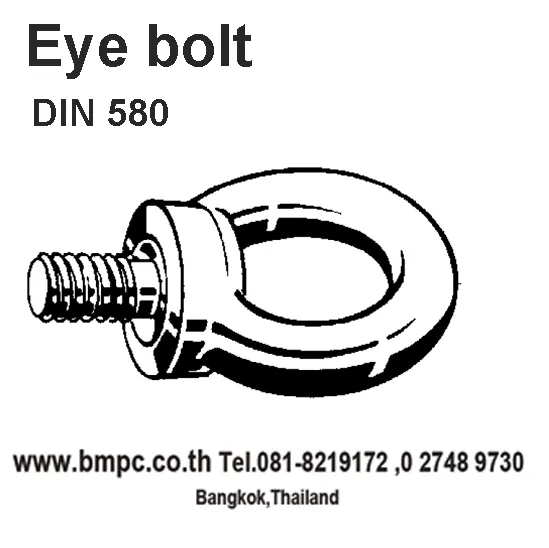Eye bolt, Eye nut, lifting eye bolt, หูยกเครื่องจักร, Amecoil thread insert, Schnorr disc spring, Fujiclok U NUT
