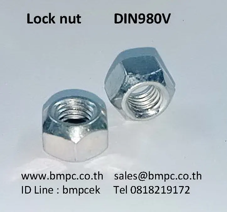 Self lock nut, Prevailing torque nut, Plastic insert nut, Jam lock nut nylon insert, Ribb lock nut