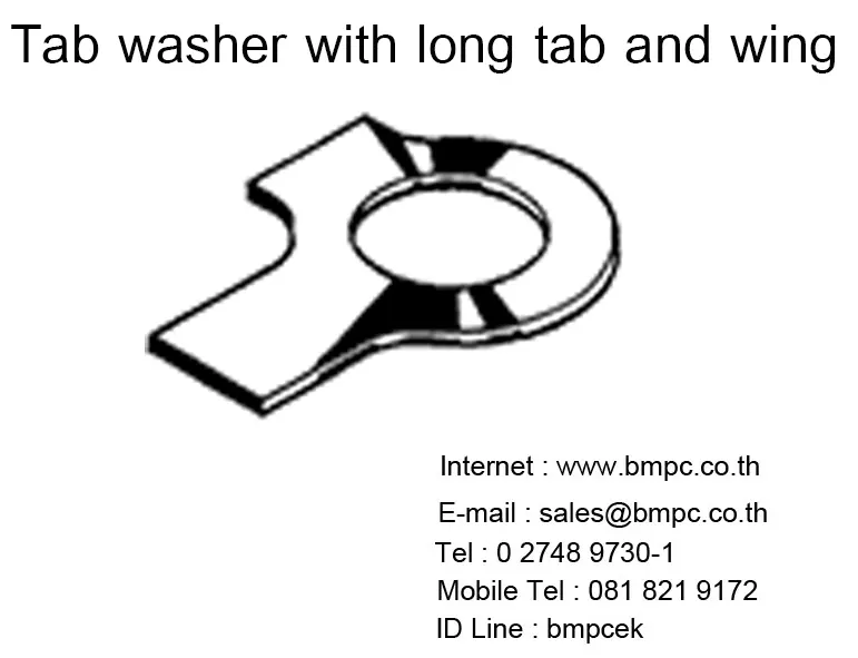 Tab washer, Tab washer with long tab, Tab washer with long tab and wing, Disc spring, Fujilock Fine U NUT, U NUT