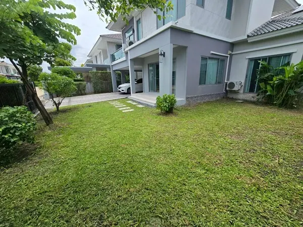 ให้เช่า/ขาย บ้านเดี่ยวหลังใหญ่ 2ชั้น หมู่บ้าน Perfect Place พระราม 9-กรุงเทพกรีฑา ทำเลดีมาก Tel 0984282935