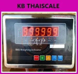เครื่องชั่งดิจิตอลแบบวางพื้นขนาดใหญ่ 1 ตัน ค่าละเอียด 100 กรัม ยี่ห้อ ZEPPER รุ่น B6S Series  ขนาดแท่นชั่ง 150x150cm