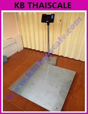 เครื่องชั่งตั้งพื้นขนาดใหญ่กันน้ำ ตาชั่ง2ตัน เครื่องชั่ง TI-01S ความละเอียด200กรัม  ขนาดแท่นชั่ง 120*120cm