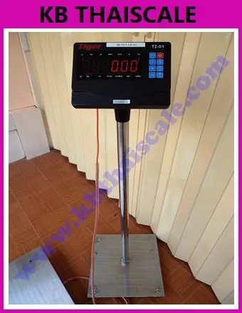เครื่องชั่งตั้งพื้นขนาดใหญ่กันน้ำ ตาชั่ง3ตัน เครื่องชั่ง TI-01S ความละเอียด500กรัม  ขนาดแท่นชั่ง 150*150cm