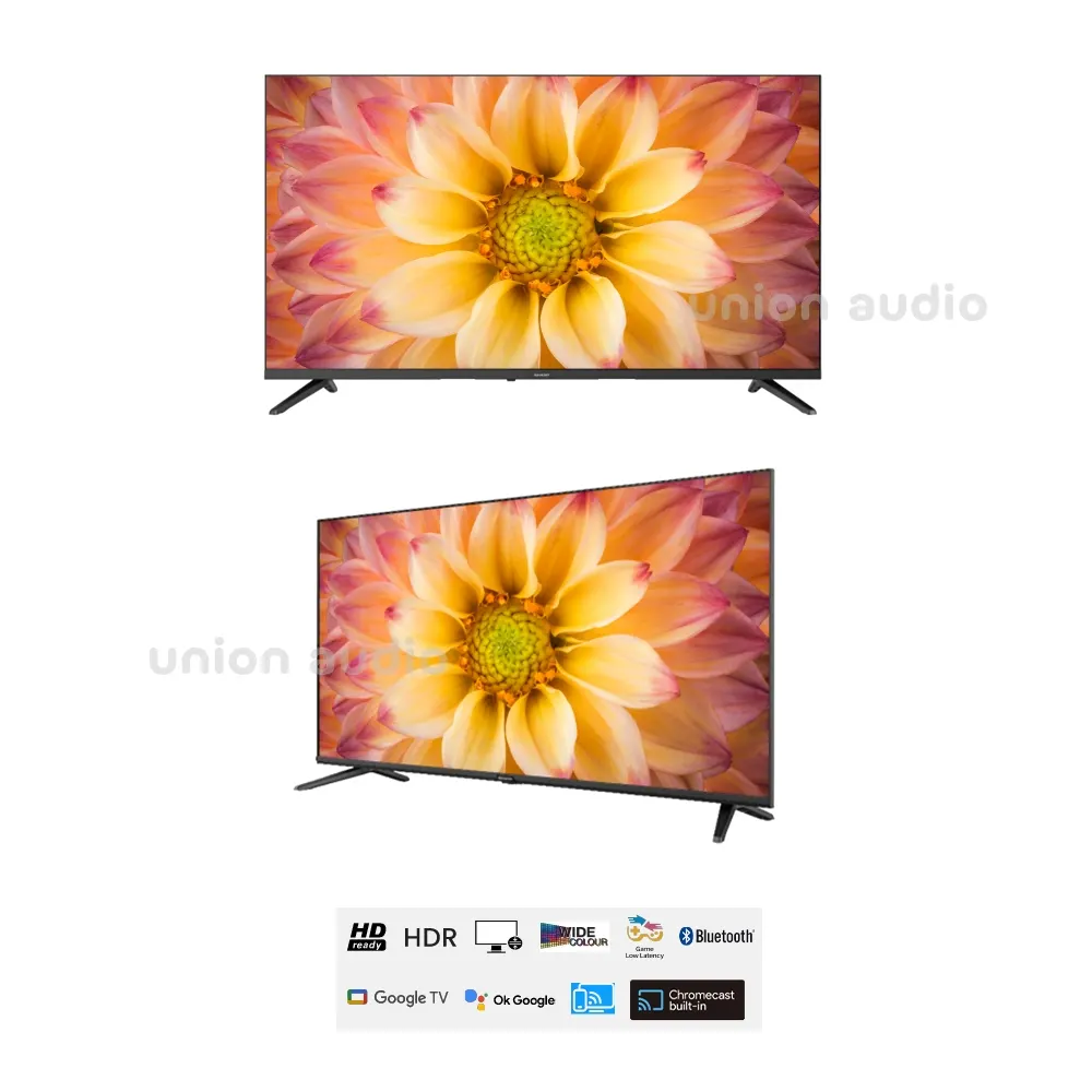 Sharp ทีวี LED 32 นิ้ว รุ่น 2T-C32GH3000X / 43 นิ้ว รุ่น 2T-C43GH3000X Google TV ชาร์ป