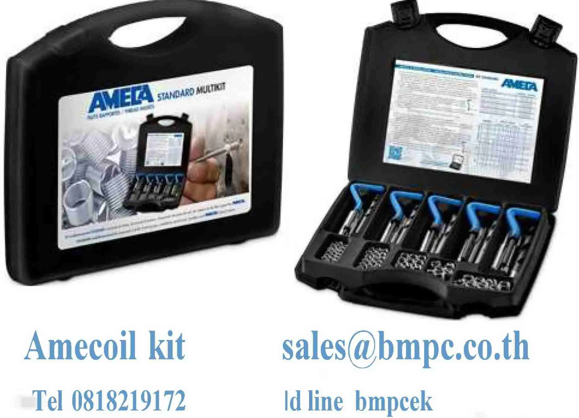 Amecoil, thread repair kit, ชุดซ่อมเกลียว, wire thread insert, Monokit SR, ชุดสปริงซ่อมเกลียว, Schnorr, Ensat, Clavsert