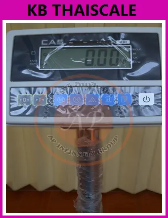 ตาชั่งดิจิตอล เครื่องชั่งดิจิตอล เครื่องชั่งตั้งพื้น 60kg ความละเอียด5g ยี่ห้อ CAS รุ่น HDI-60K แท่นขนาด30x40cm.