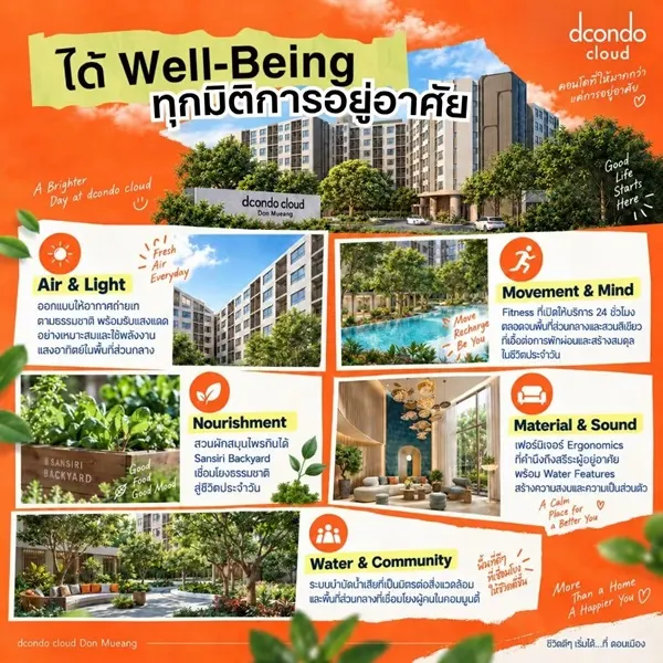 ดีคอนโด คลาวด์ ดอนเมือง คอนโด ใกล้สนามบินดอนเมือง แต่งครบ พร้อมอยู่ โทร 082-9946364