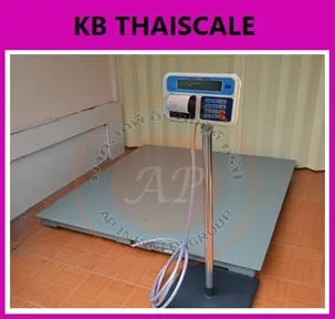 เครื่องชั่ง 1000kg ความละเอียด100g JADEVER  IDS710 แบบบิ้วอินปริ้นเตอร์ ขนาดแท่นชั่ง 100x100cm.