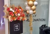 ร้านลูกโป่งพัทยาBalloonART Pattaya  รับจัดซุ้มลูกโป่ง เสาตัดริบบิ้น ป้ายผ้าแพรเปิดงาน โทร. 0661585244