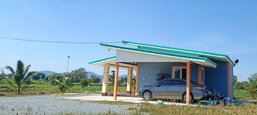 ขายบ้านพร้อมที่ดิน  อยู่ในชุมชน น้ำไฟพร้อม อำเภอเลาขวัญ จ.กาญจนบุรี