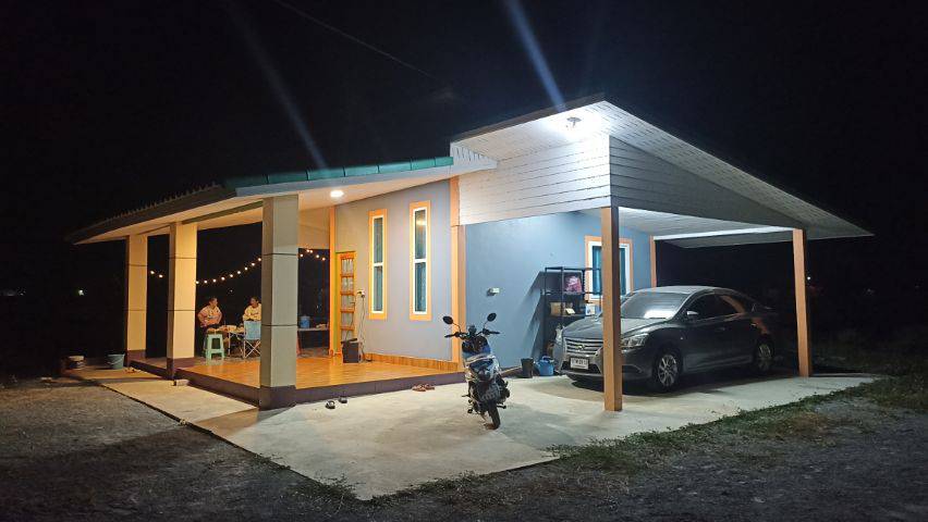 ขายบ้านพร้อมที่ดิน  อยู่ในชุมชน น้ำไฟพร้อม อำเภอเลาขวัญ จ.กาญจนบุรี