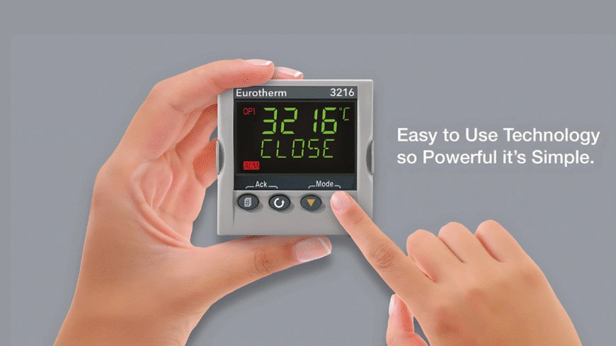 Temperature Controller High accuracy Eurotherm temperature controllers improve process efficiency, product quality and minimise waste. These feature-rich instruments offer versatility in application and have clear, user friendly operator interfaces.