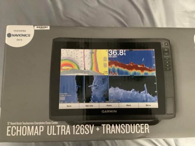 ใหม่ เครื่องหาปลา Garmin ECHOMAP Ultra 2 126sv พร้อมหัววัด | เครื่องพล็อตชาร์ต ราคา 2,650 ดอลลาร์