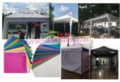 รับผลิตและจำหน่ายเต็นท์ผ้าใบ ประตูผ้าใบหน้าไซต์งาน รับงานพิมพ์สกรีนผ้าใบทุกชนิด