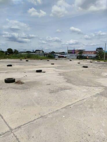 ที่ดินเปล่าถมแล้วพื้นเทคอนกรีตให้เช่าใกล้ 5 แยกวัชรพล กรุงเทพมหานคร