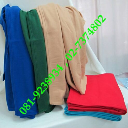 ขายผ้าห่มสำลี 5 ฟุต สีน้ำเงิน 1 ผืน หรือ ยกลัง 30 ผืน มีสต็อกจร้า 02-7374802-3